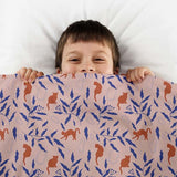 Original therapy blanket - cotton cover red cat