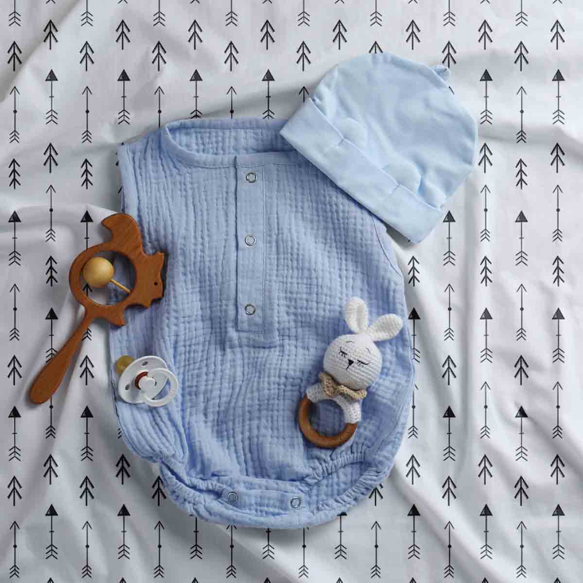 Couette de thérapie Ensemble de literie blanc avec de nombreuses flèches noires