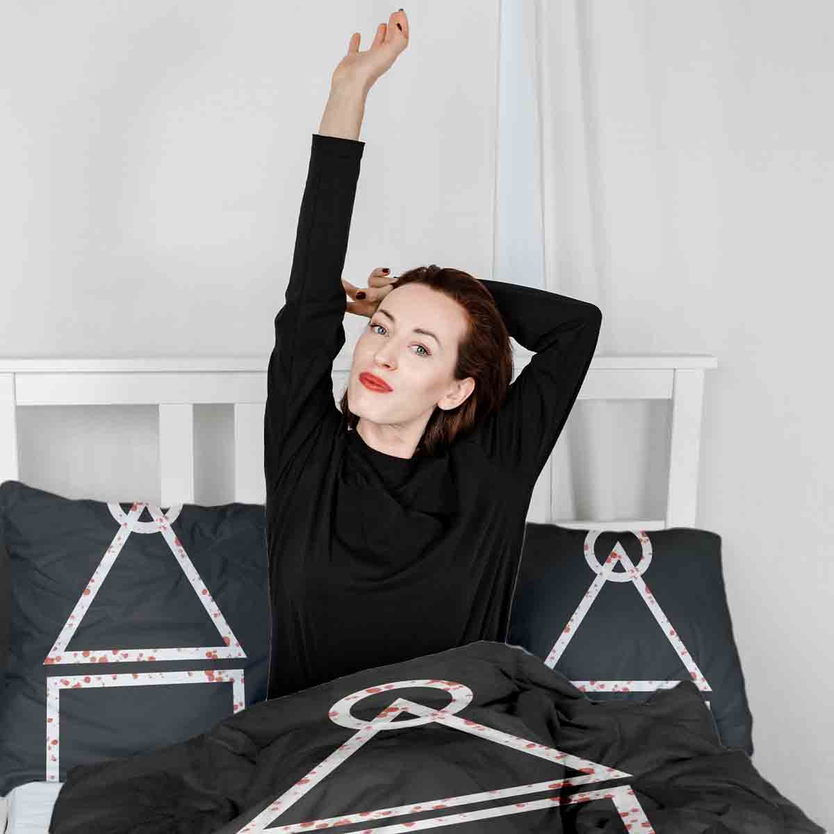 Couette thérapeutique Ensemble de linge de lit Formes sanglantes