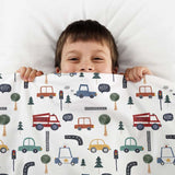 Original therapy blanket - cotton cover cars