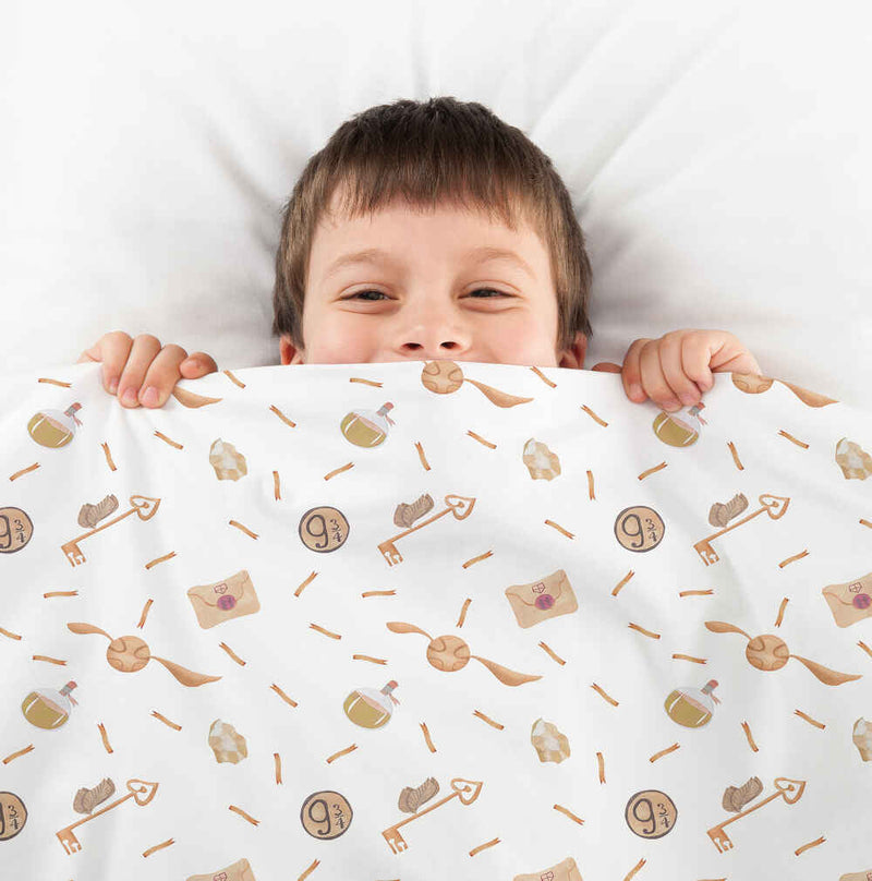 Original therapy blanket - cotton cover white with Schnatz