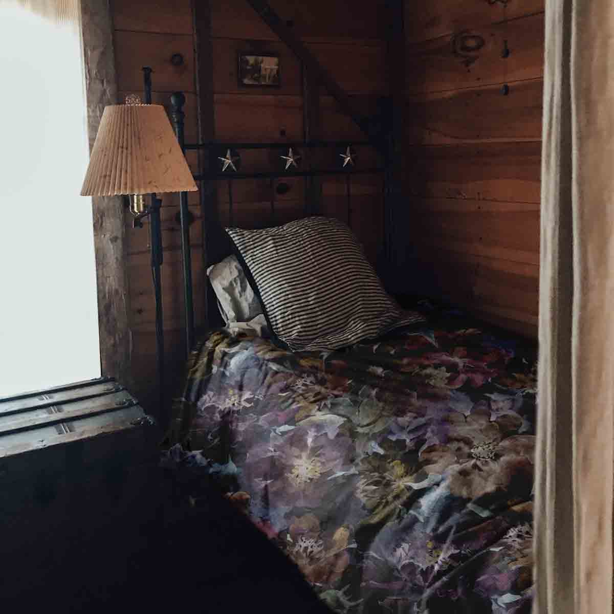 Ensemble de literie avec couverture thérapeutique Fleurs de mer