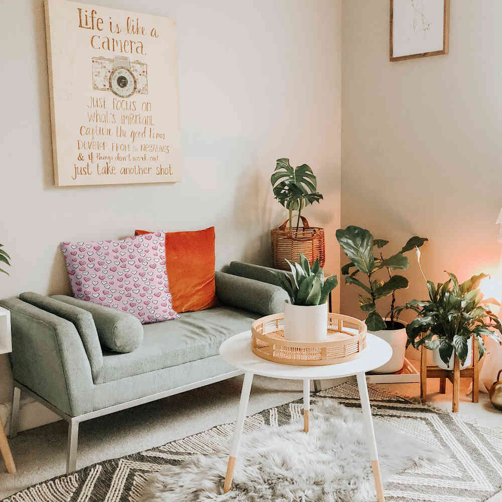 Coussin de santé doux petits cœurs