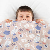 Original therapy blanket - cotton cover with Harry's owl