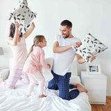 Health pillows with black cars