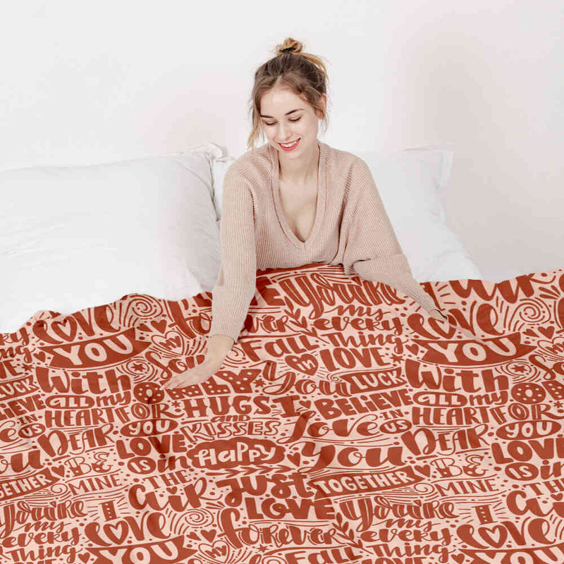 Original therapy blanket - cotton cover Be Mine