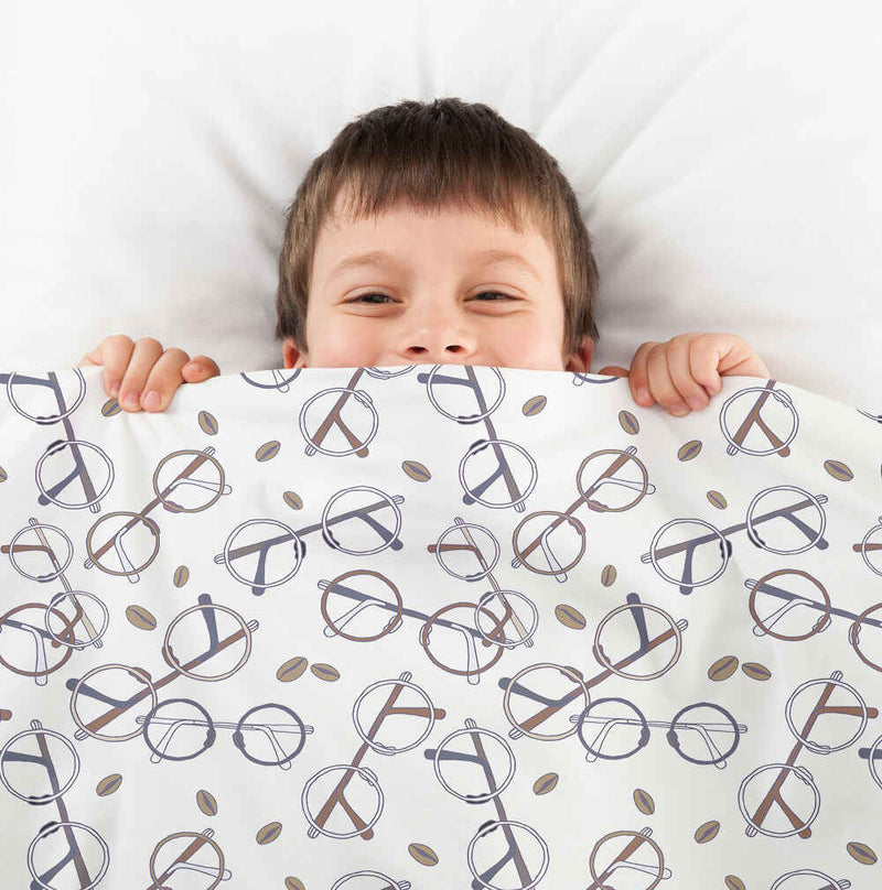 Original therapy blanket - cotton cover with Harry's glasses
