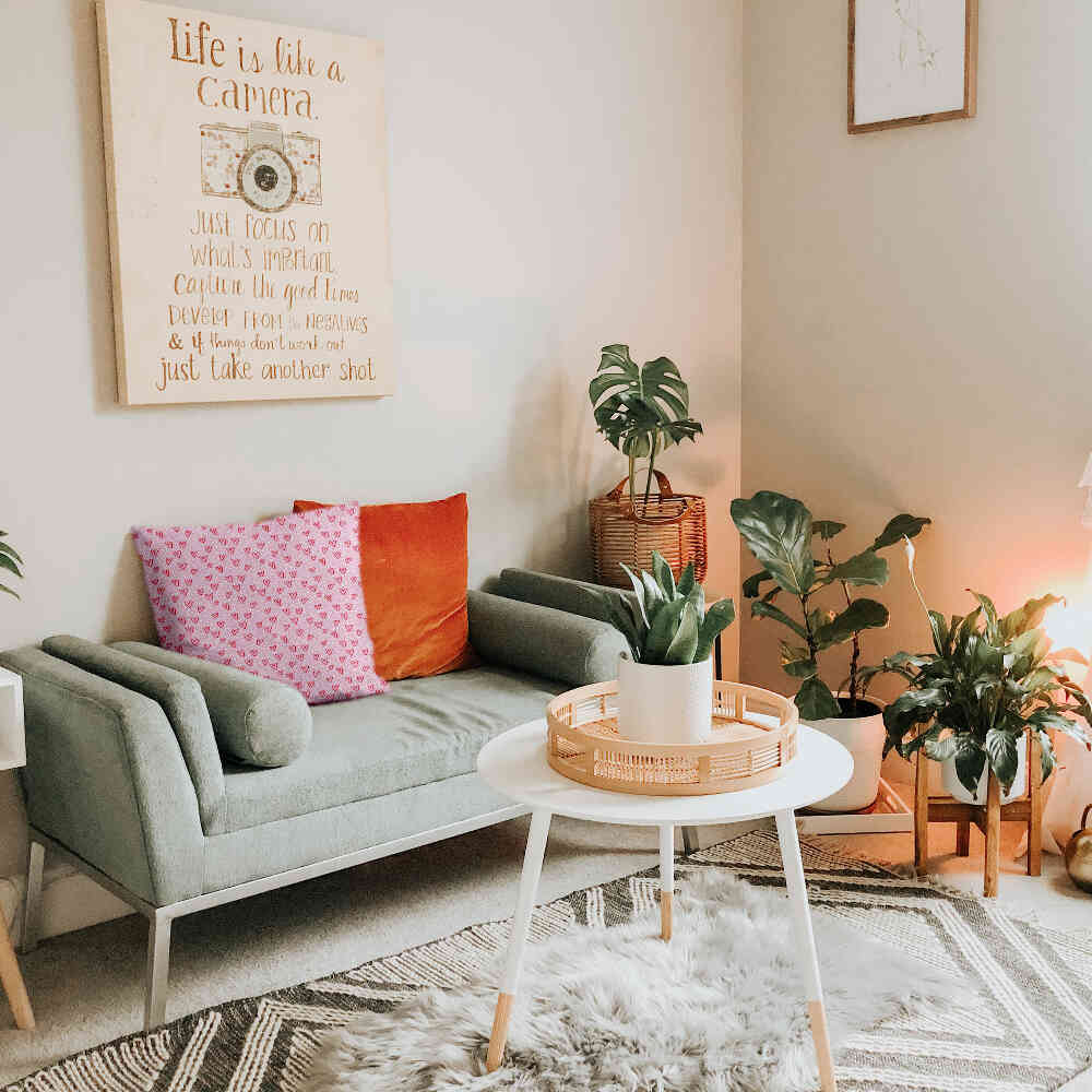 Health pillow pink red hearts