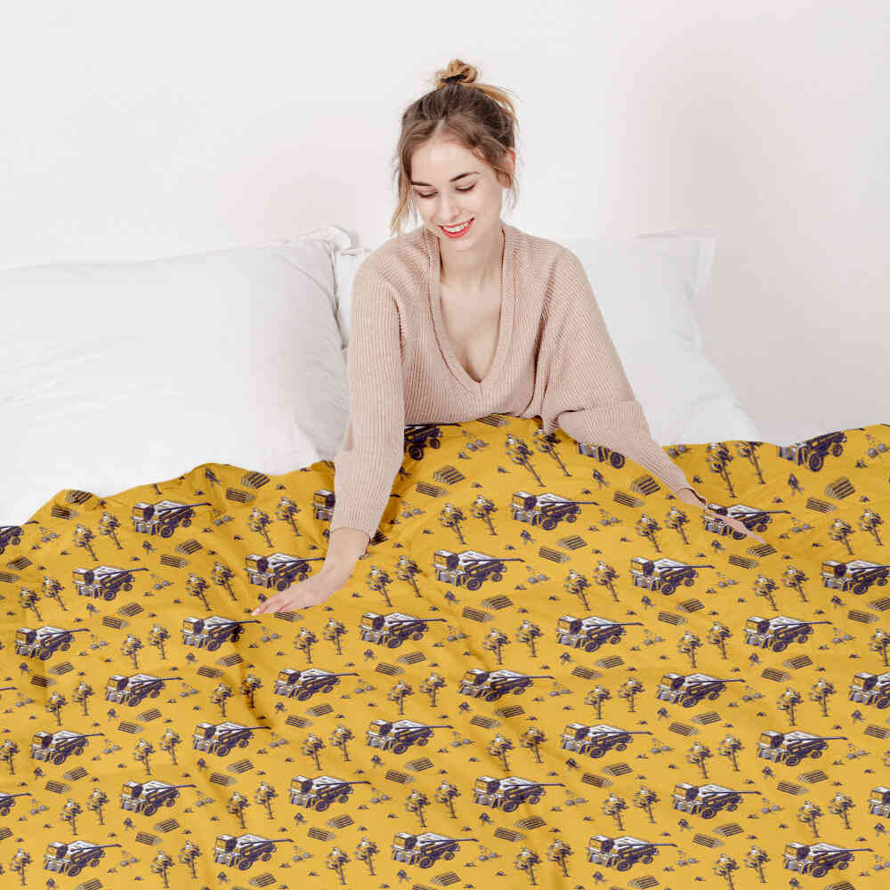 Therapy blankets bedding set harvest