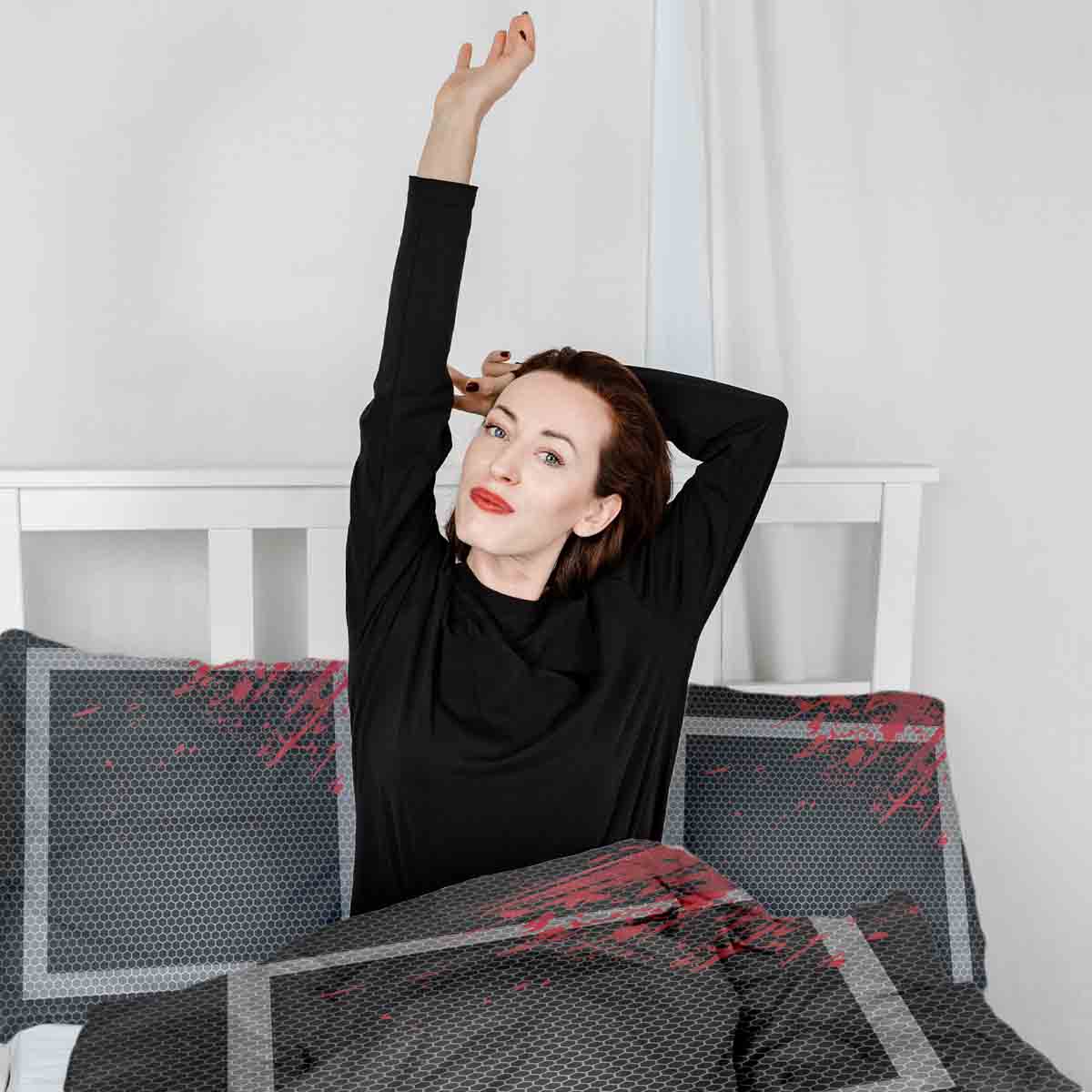 Therapy blankets bedding set black Let's Play