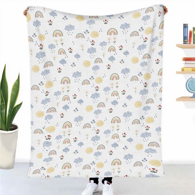 Couverture thérapeutique originale - Housse en coton arc-en-ciel