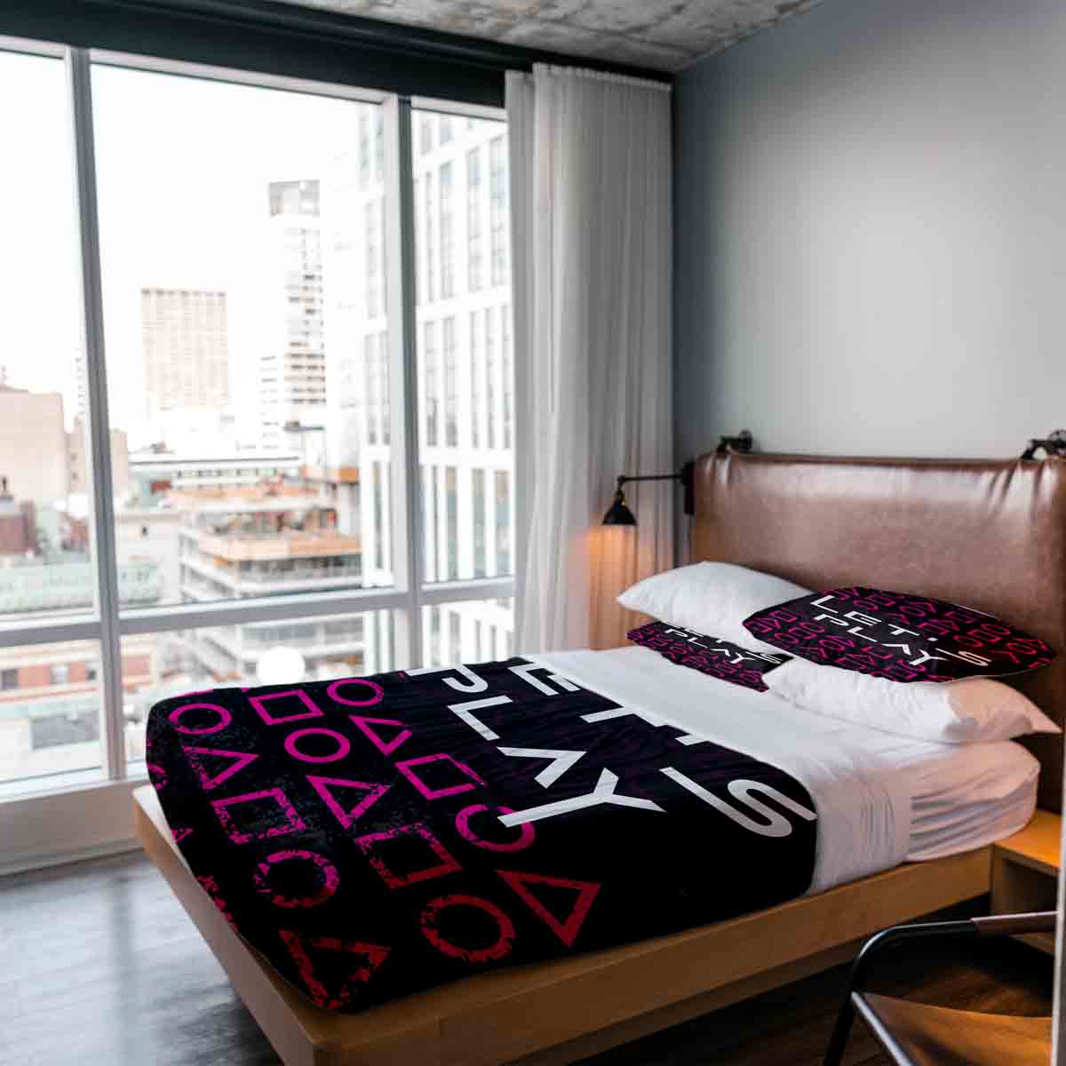 Therapy blankets bedding set Let's Play