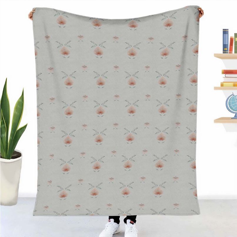 Couverture thérapeutique originale - Housse en coton coquillages