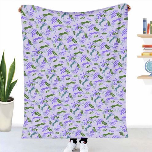 Couverture thérapeutique originale - Housse en coton léopard