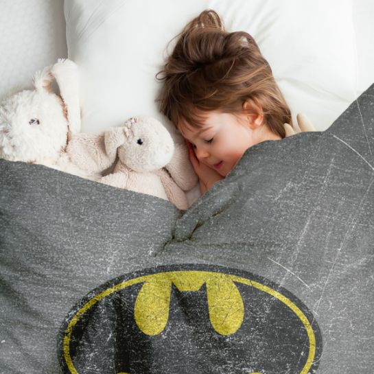 Original therapy blanket - cotton cover Batman logo