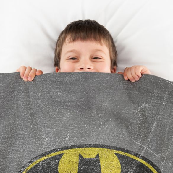 Original therapy blanket - cotton cover Batman logo