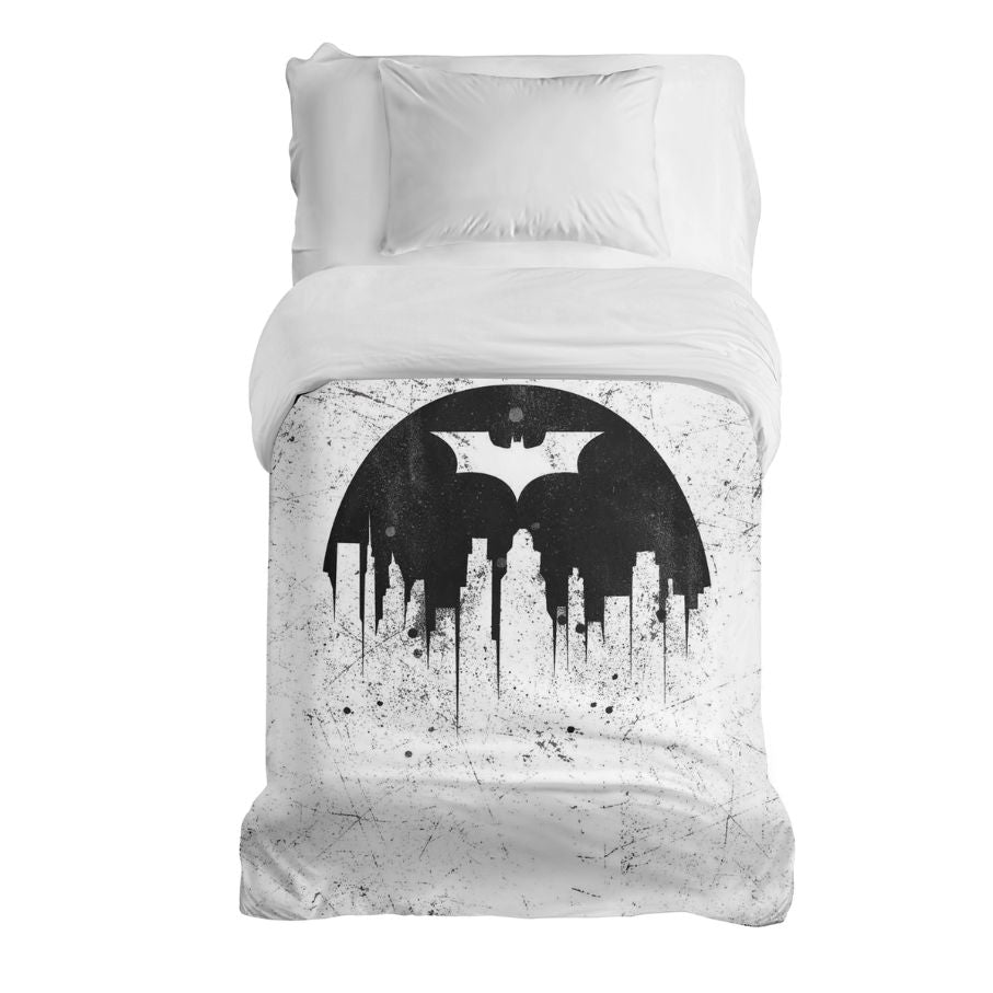 Couverture thérapeutique originale - Housse en coton gris Batman